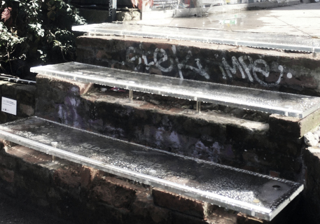 Mednarodni študeti, udeleženci bianala delavnice Prostor v spremembi - Misli stopnišče / Mind The Stairs (2019)