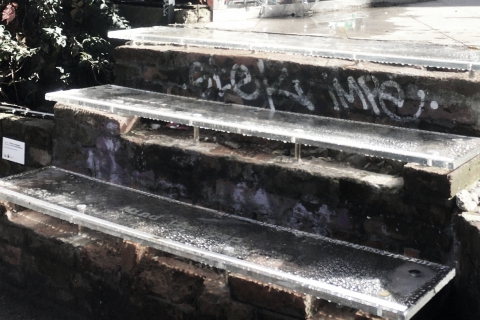 Mednarodni študeti, udeleženci bianala delavnice Prostor v spremembi - Misli stopnišče / Mind The Stairs (2019)