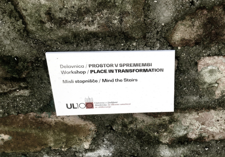 Mednarodni študeti, udeleženci bianala delavnice Prostor v spremembi - Misli stopnišče / Mind The Stairs (2019)